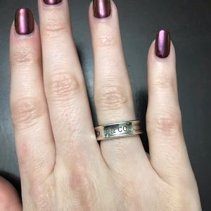 Tiffany Sterling Silver Ring Size 8